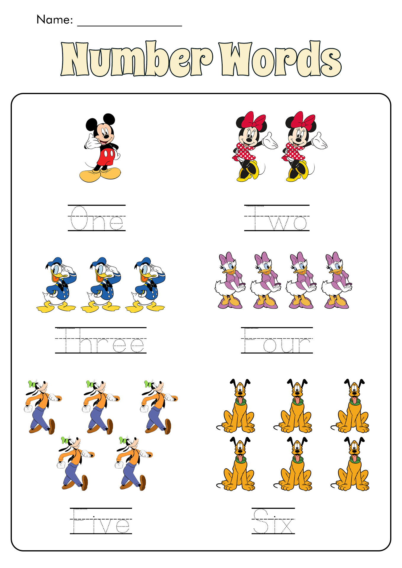 13 Mickey Mouse Math Worksheets - Free PDF at worksheeto.com