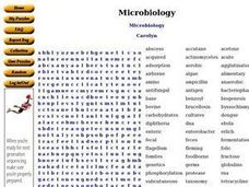 Microbiology Worksheet for 12th - Higher Ed | Lesson Planet