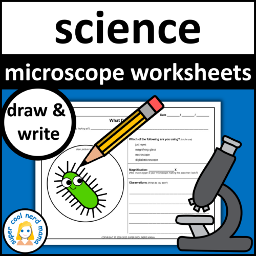 Microscope Drawing Worksheets | Made By Teachers