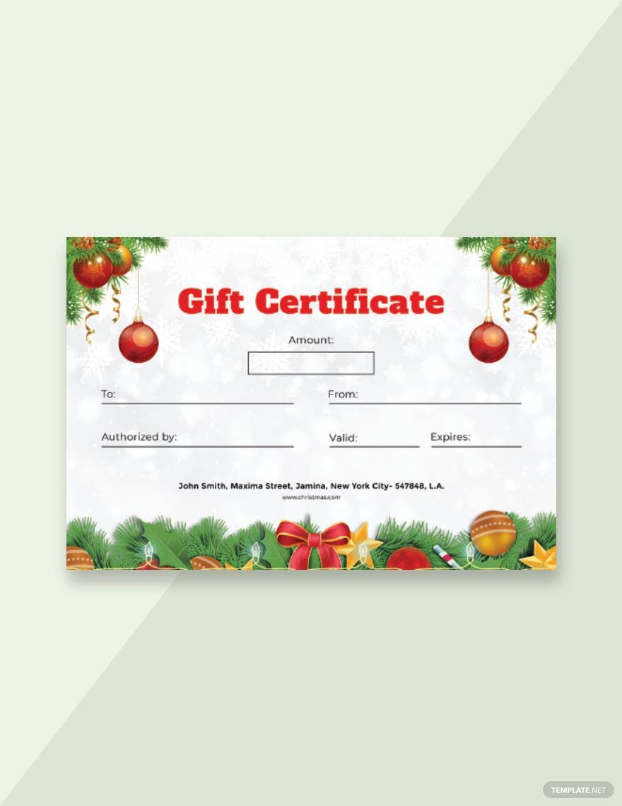 Gift Certificate Templates in Publisher - FREE Download | Template.net