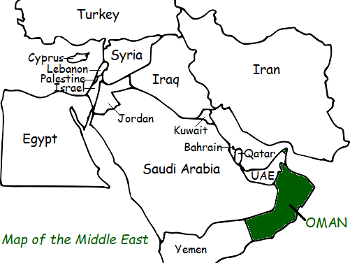 OMAN - Introductory Geography Worksheet  