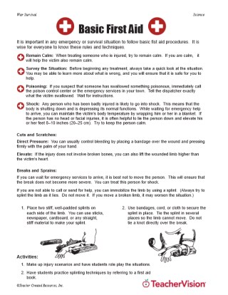 middle school health worksheet