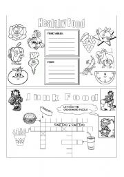 middle school health worksheet