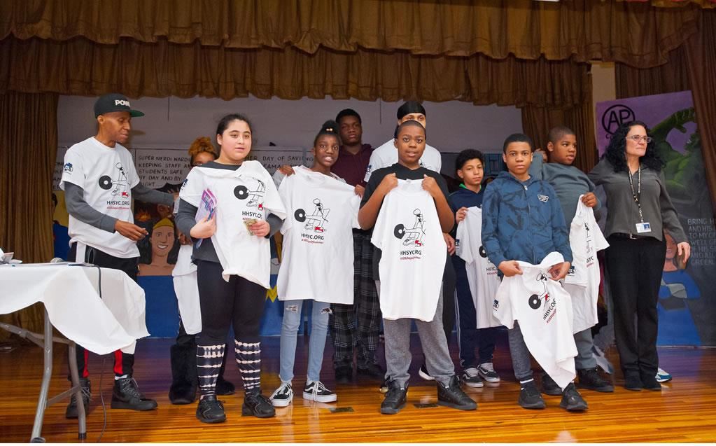 The Hip Hop Youth Summit Council at Seaman Neck Middle School