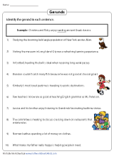 middle school language arts worksheet