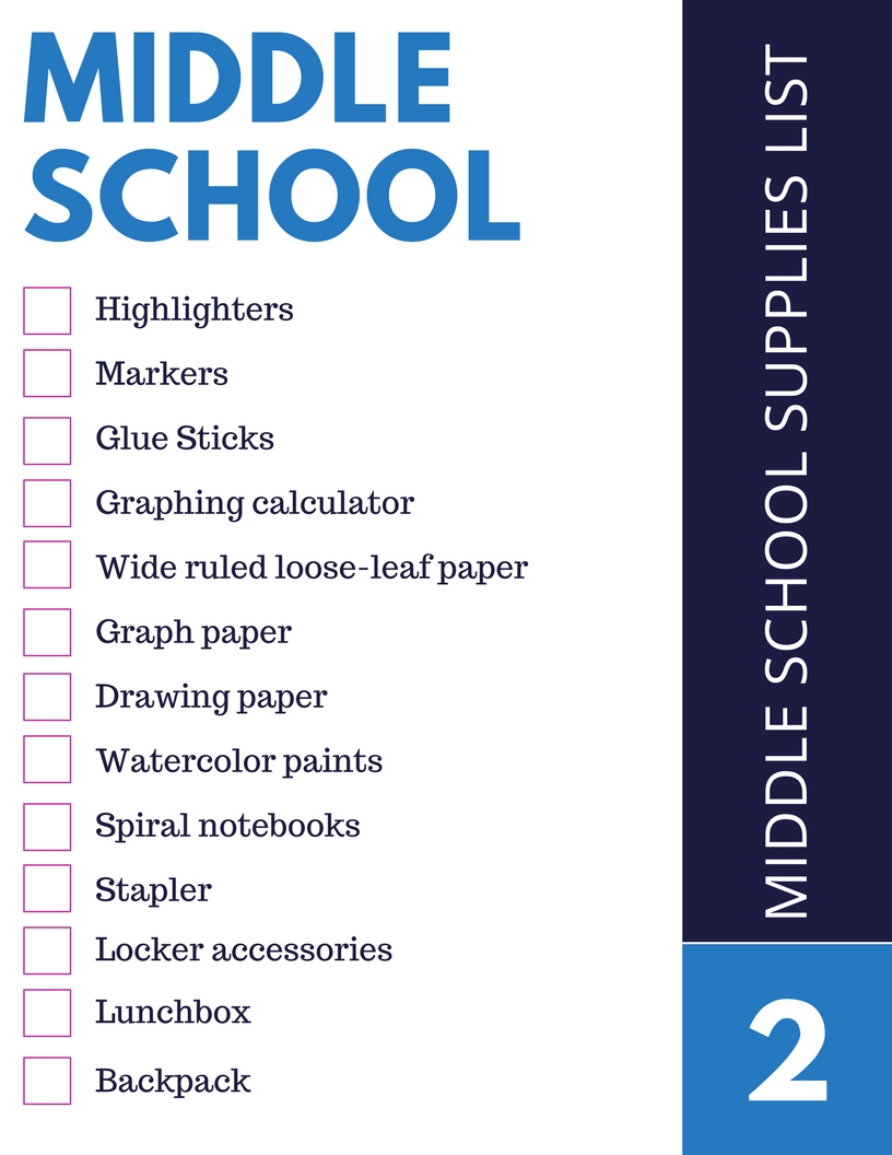 Price Champion Back to School Supplies List for All Grades, school ...