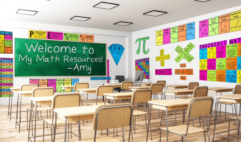 middle school math classroom