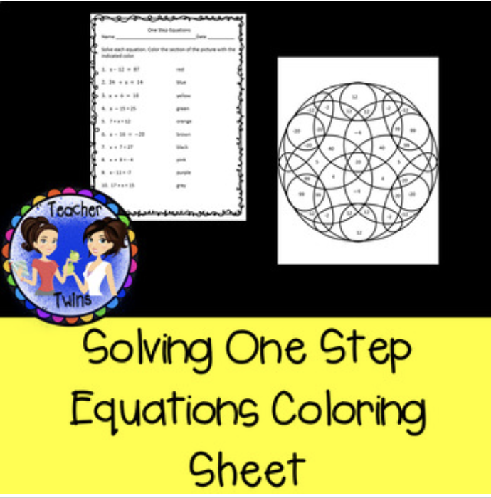 middle school math coloring activities