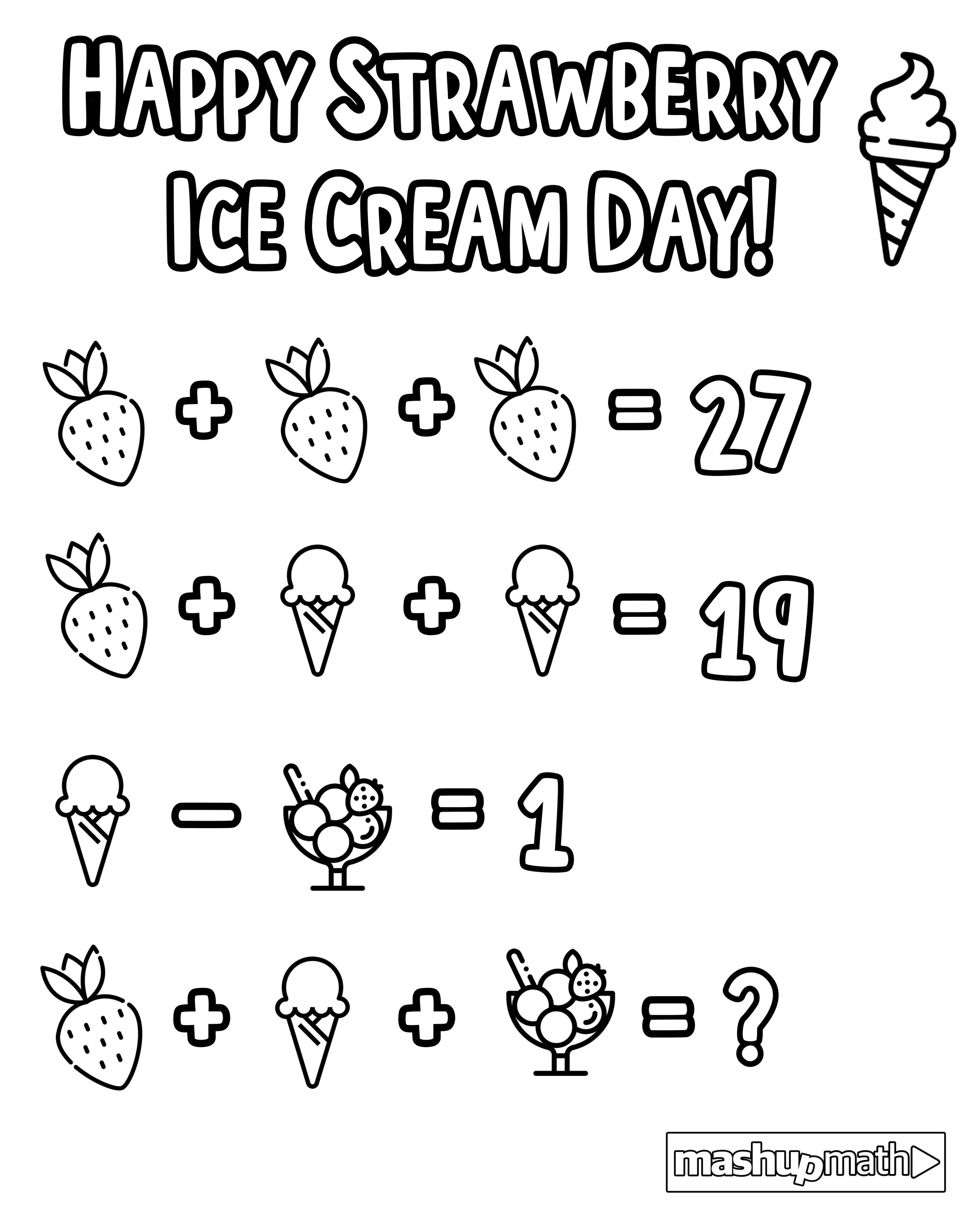 Free Math Coloring Pages for Grades 1-8 — Mashup Math