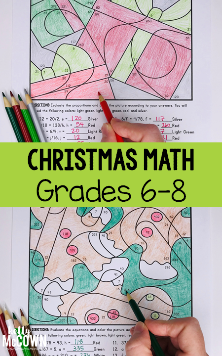middle school math coloring puzzles