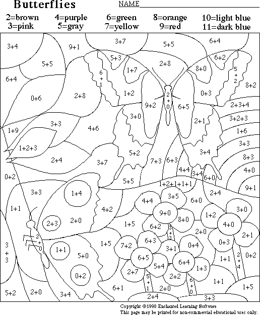 middle school math coloring worksheet