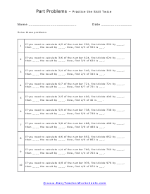 middle school math word problems worksheet