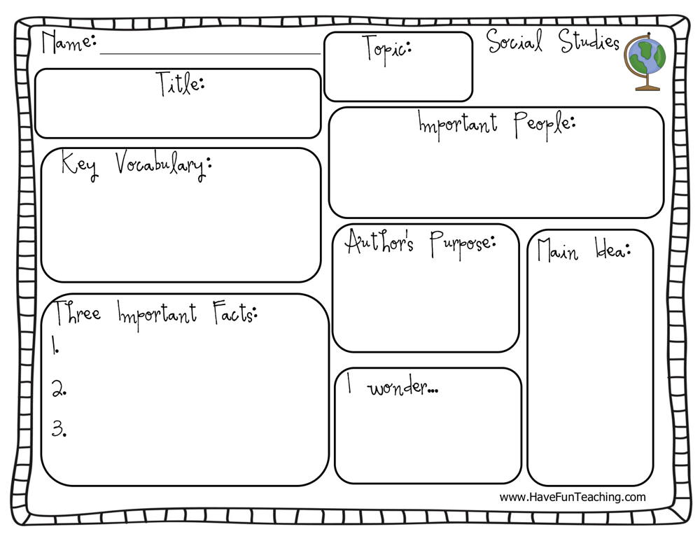 middle school social studies worksheet pdf