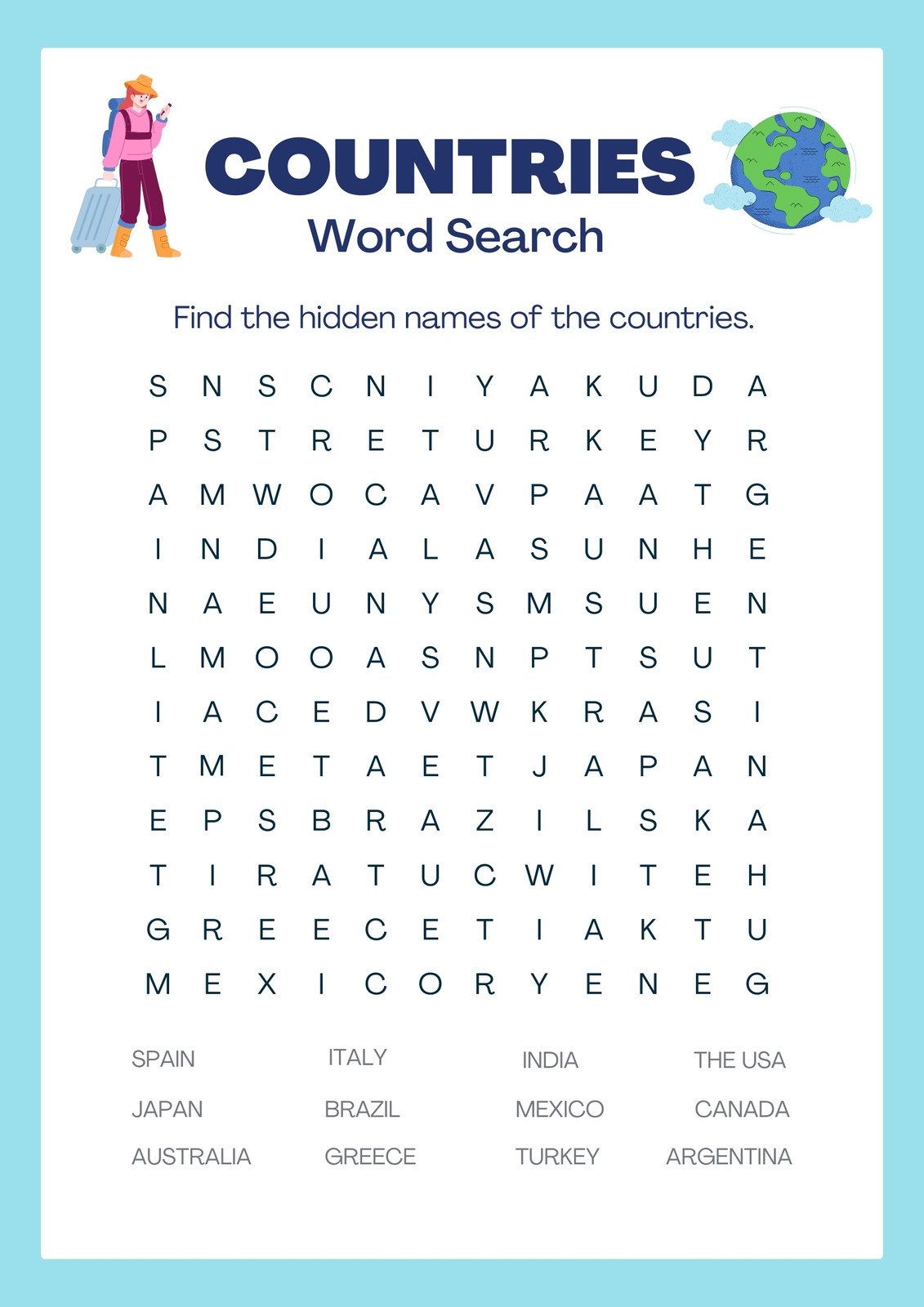 Free printable social studies worksheet templates 
