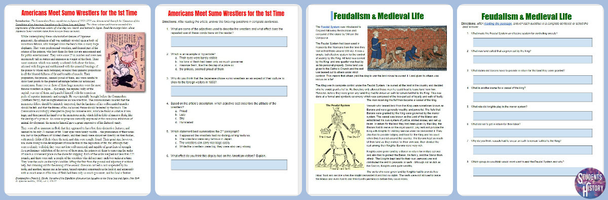 middle school social studies worksheet
