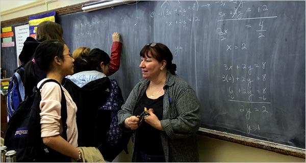 For Teachers, Middle School Is Test of Wills - The New York Times