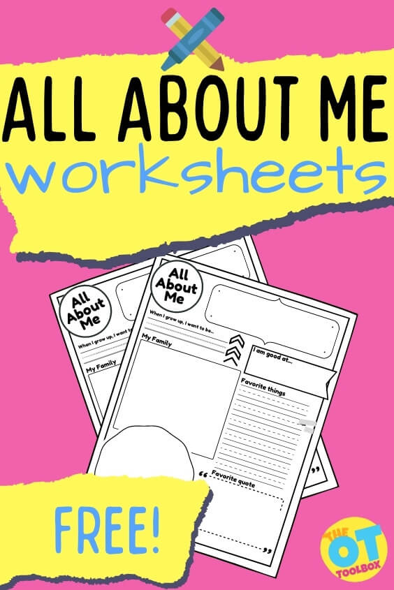 All About Me Free Printable PDF - The OT Toolbox