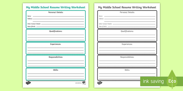 Student Resume Template   | Twinkl