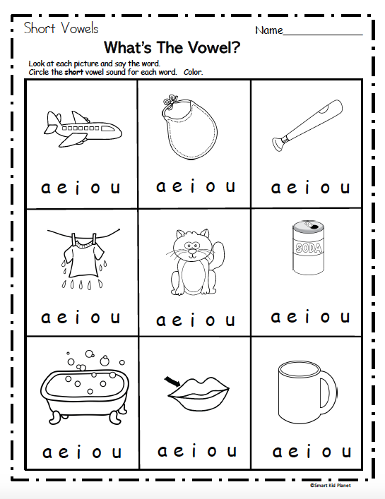 Free CVC Medial Sounds Recognition Worksheets | Made By Teachers