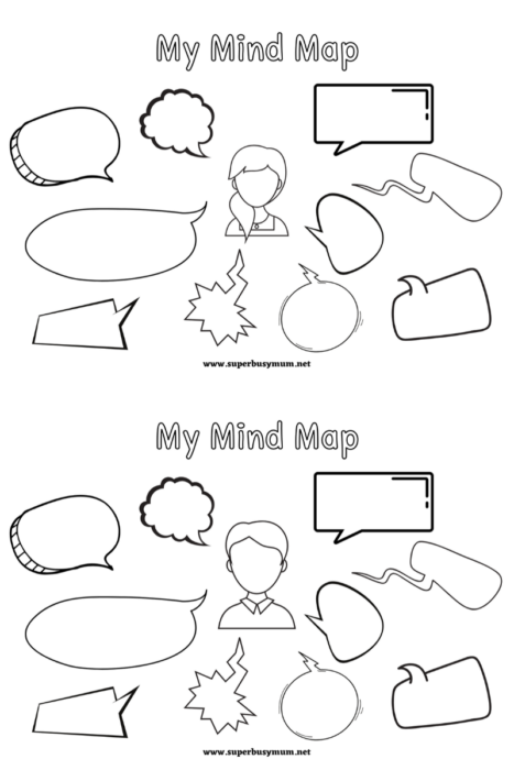 Free printable Mind Maps for children - Super Busy Mum - Northern ...