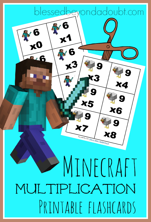 Minecraft Multiplication and Division Coloring Squared Worksheets Minecraft Multiplication and Division Coloring Squared Worksheets