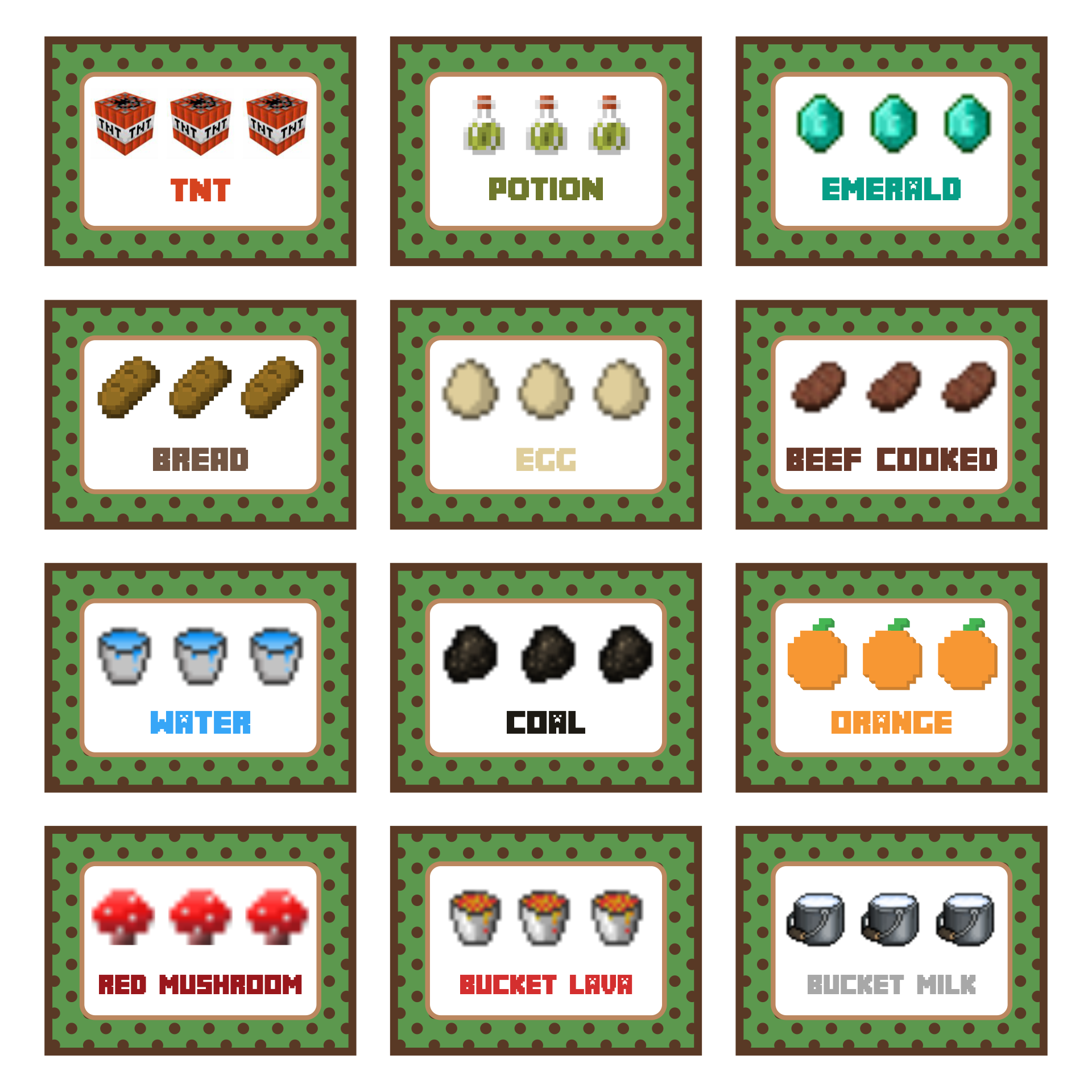 FREE Printable Minecraft Gift Tags for Christmas and Birthdays - Worksheets Library free-printable-minecraft-gift-tags-for-christmas-and-birthdays-worksheets-library