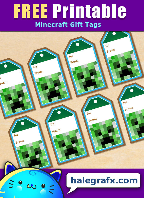 free-printable-minecraft-gift-tags-for-christmas-and-birthdays-worksheets-library for Free Printable Minecraft Gift Bags Templates FREE Printable Minecraft Gift Tags for Christmas and Birthdays - Worksheets Library for Free Printable Minecraft Gift Bags Templates
