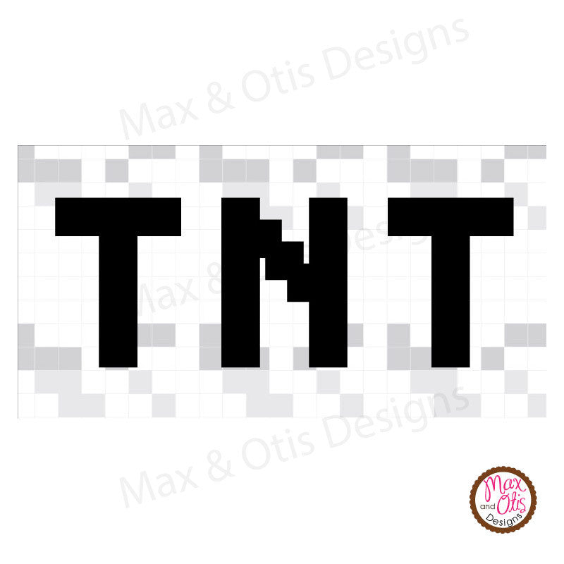 Minecraft TNT Licorice Wrappers - Max &  Otis Designs