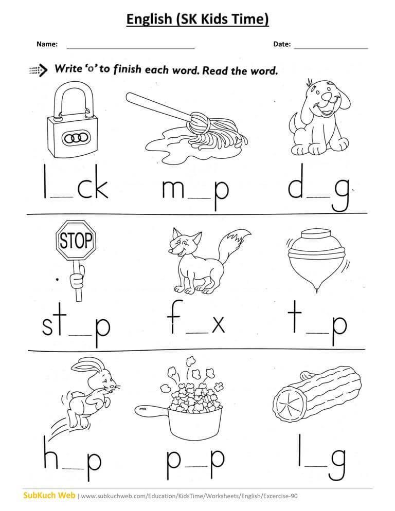 missing letter worksheet for kindergarten