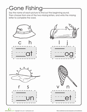 Make a Word: Write the Missing Letter | Worksheet 