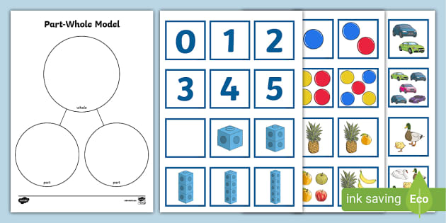 ? Numbers 0-5: Partitioning: Find the missing part