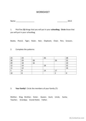 1,879 Mix English ESL worksheets pdf &  doc