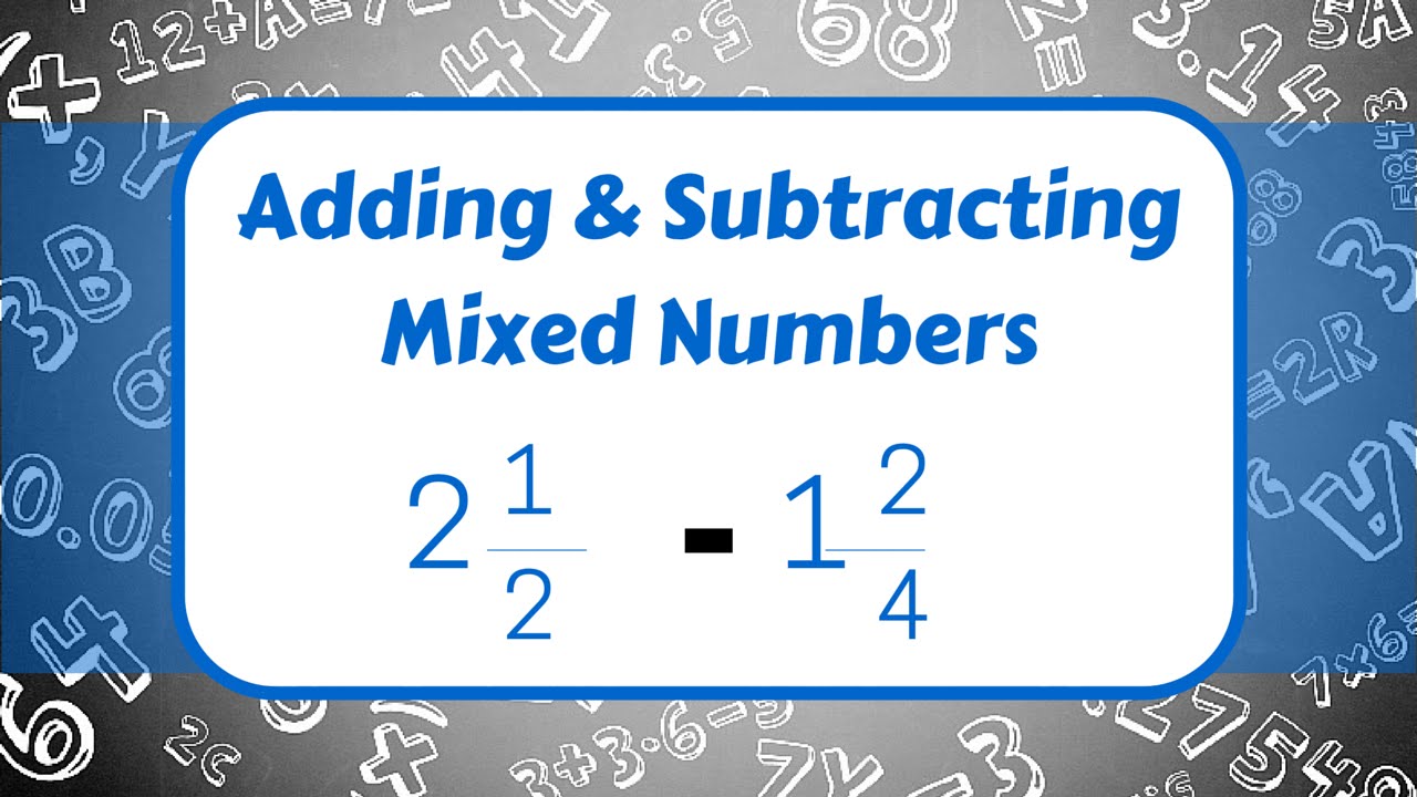mixed number addition and subtraction worksheet