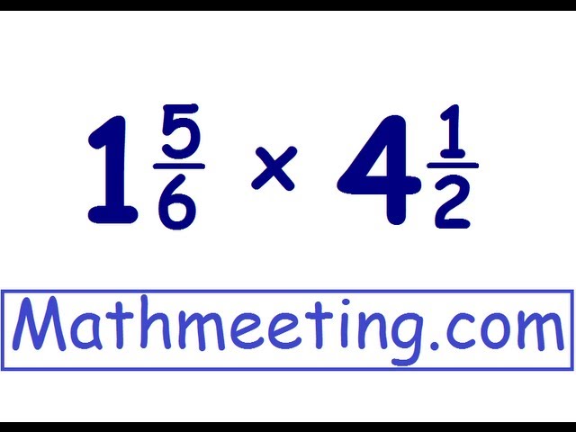 mixed number multiplied by fractions worksheet