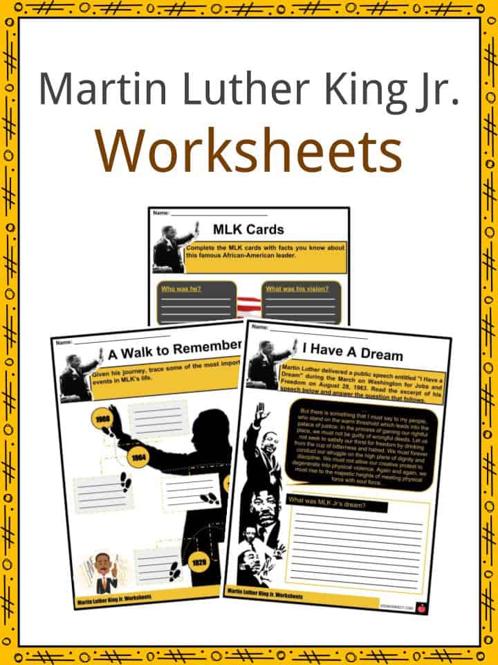 Martin Luther King Jr Facts, Worksheets, Activism, History &  Death ...