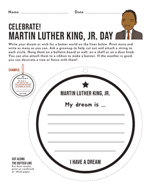 Celebrate Martin Luther King, Jr. Day with MLK Wish Tags ...