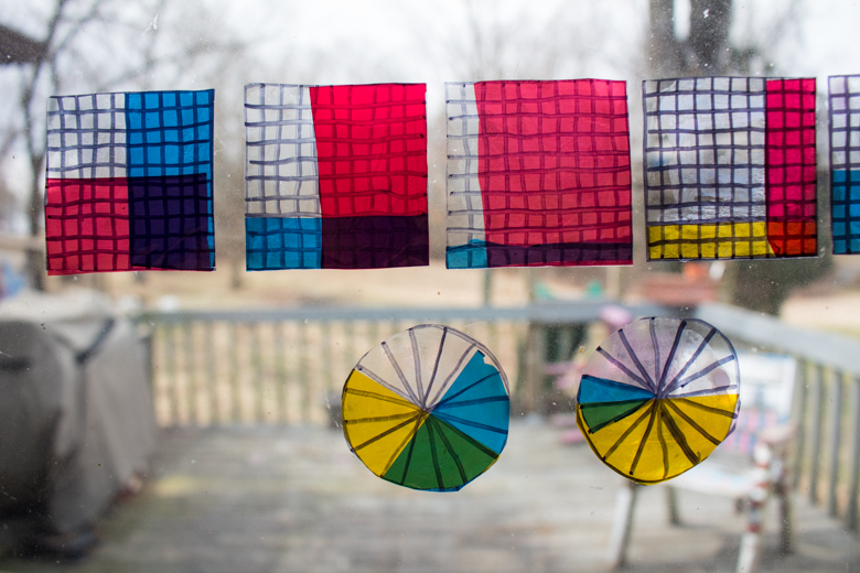 Craft Knife: How to Make Fraction Multiplication Model Sun Catchers