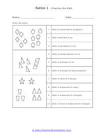 Ratio Word Problem Worksheets