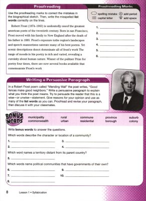 Modern Curriculum Press Spelling Workout Grade 8 Homeschool Bundle ...