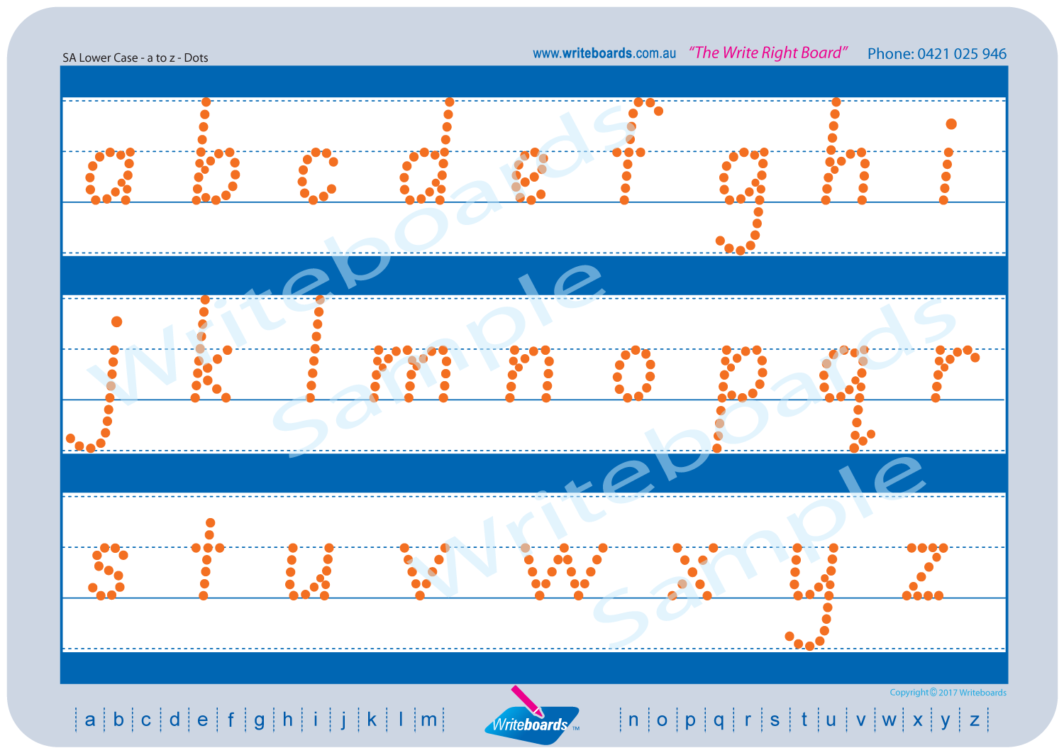 Alphabet and Number Worksheets SA Modern Cursive Font ...