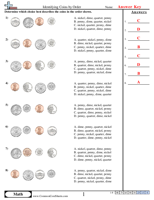 Money Worksheets