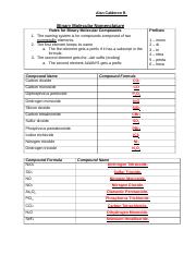 molecular nomenclature