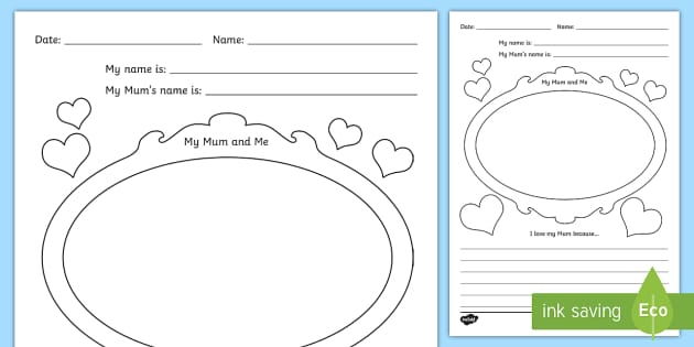 Mummy Handwriting Worksheet