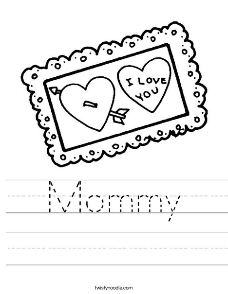 All About My Mum (Mothers Day) Worksheet - MindingKids