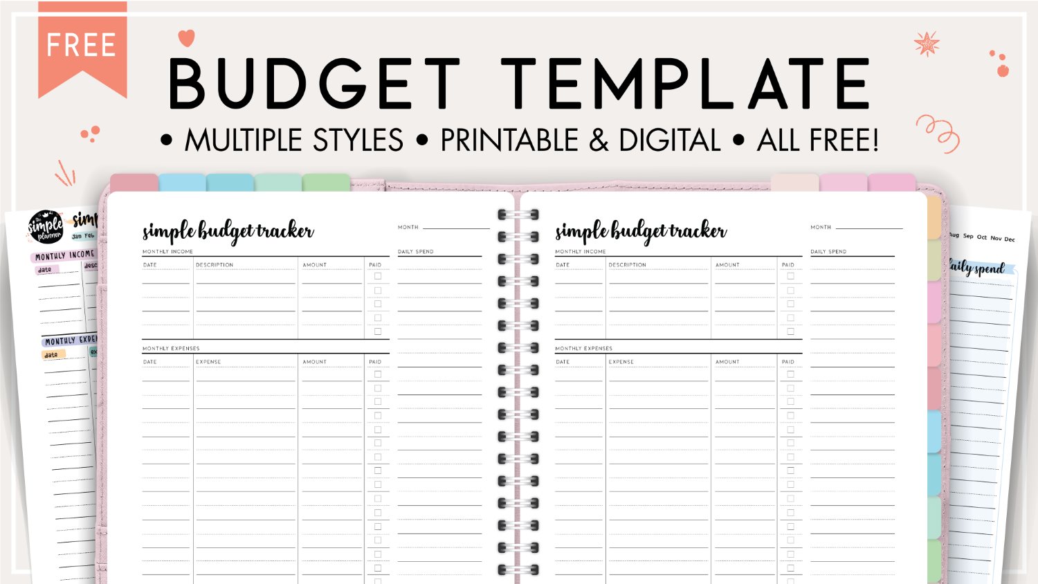 money advice service printable budget planner