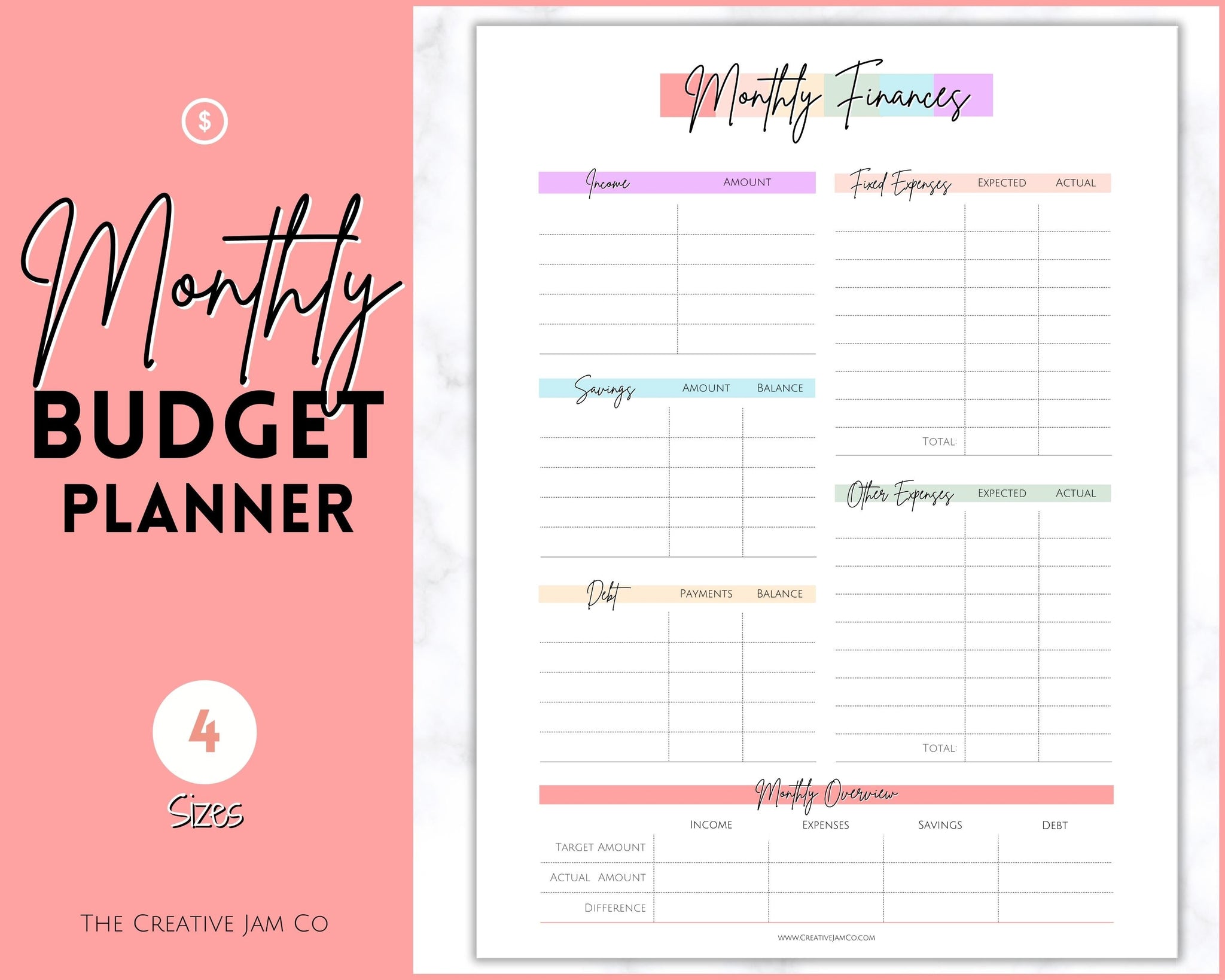 money advice service printable budget planner