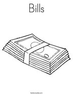 Money Coloring Pages - Twisty Noodle