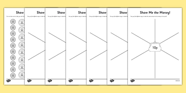 money worksheet for grade 1