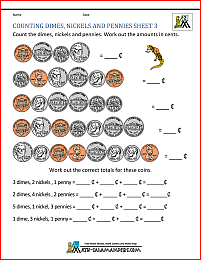 Money Printable Worksheets