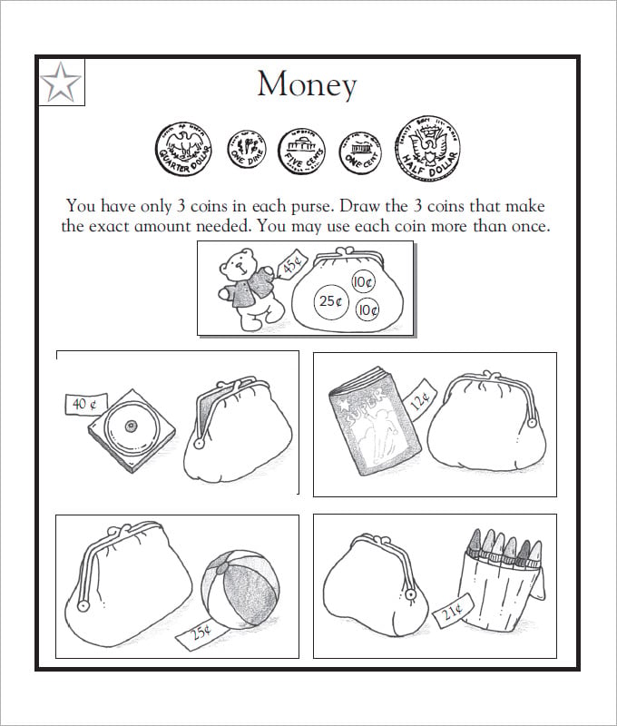 20 Sample Kids Money Worksheet Templates | 20 Free PDF Documents ...